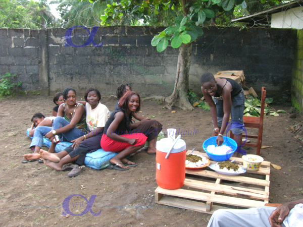 Ropolon clinic nurses and staff after renovation exercise