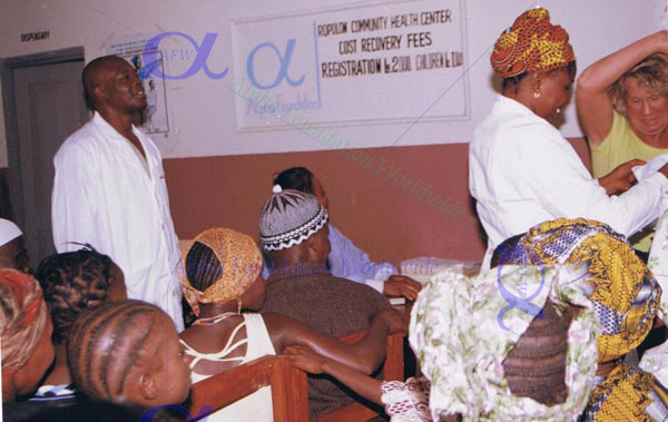 Ropolon clinic visit with Arms Around Africa